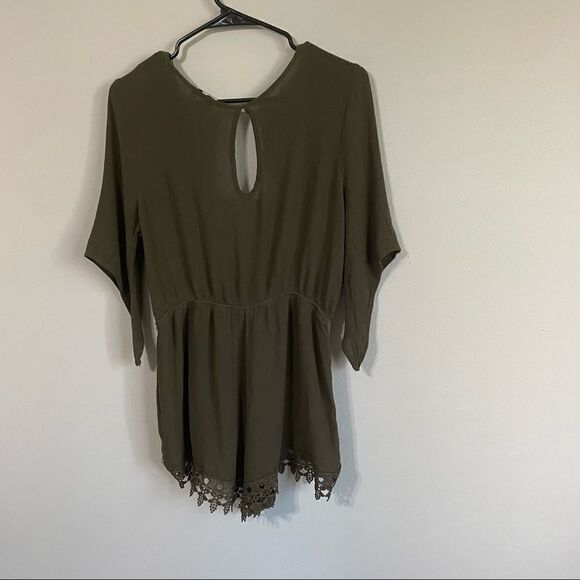 2/$20  Ambiance CROCHET TRIM ROMPER - Picture 10 of 12